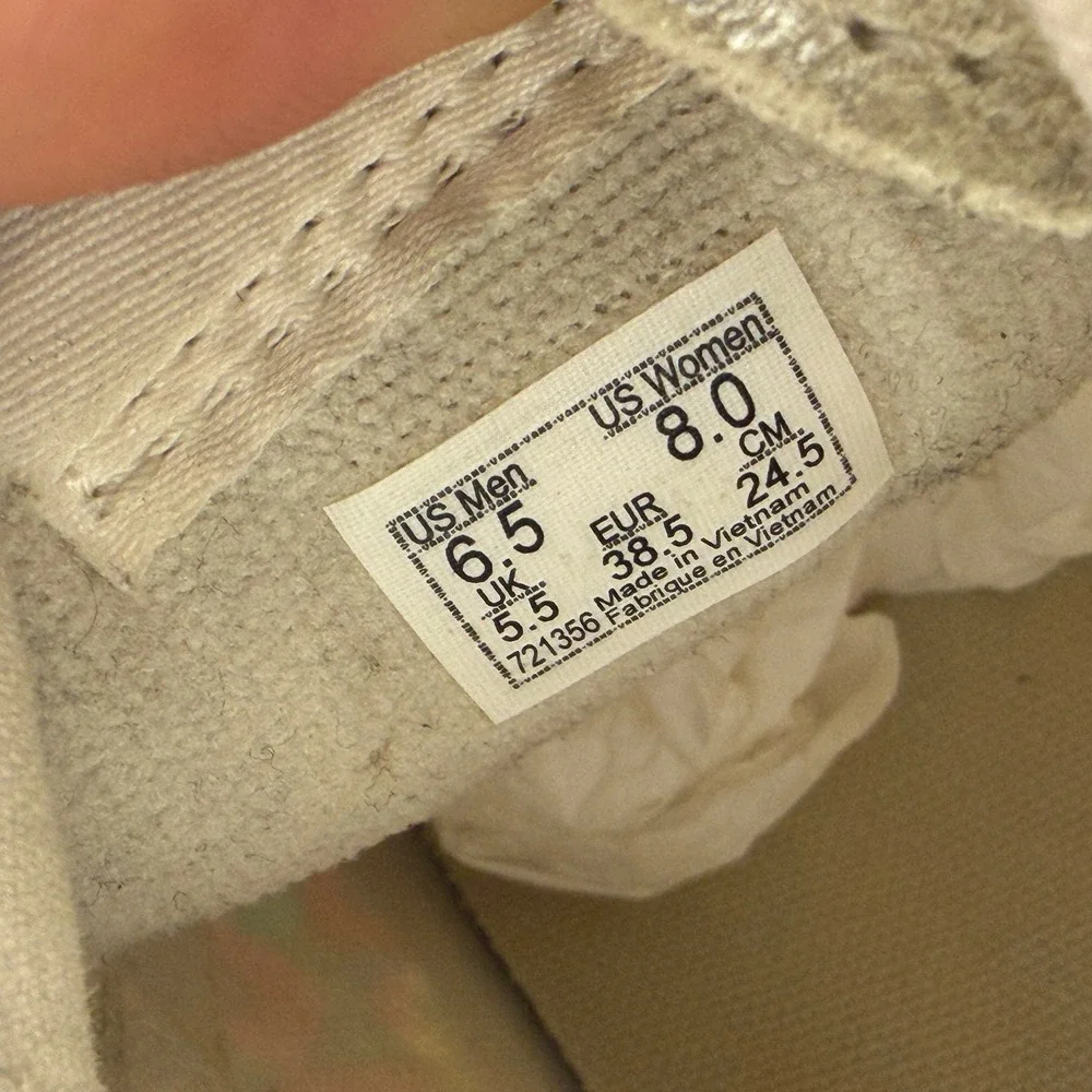 Size 8 Vans Sk8-Hi Stacked Sneakers Womens Tan Paisley Platform HighTop